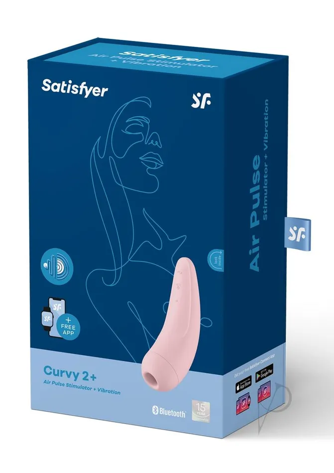 Satisfyer Curvy 2 Rechargeable Silicone Clitoral Stimulator Pink Satisfyer Vibrators Satisfyer Curvy 2 Rechargeable Silicone Clitoral Stimulator Pink Satisfyer Vibrators