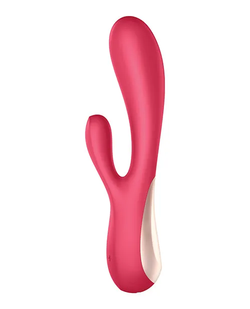 Satisfyer Mono Flex Rechargeable Silicone Rabbit Vibrator Red Satisfyer Vibrators