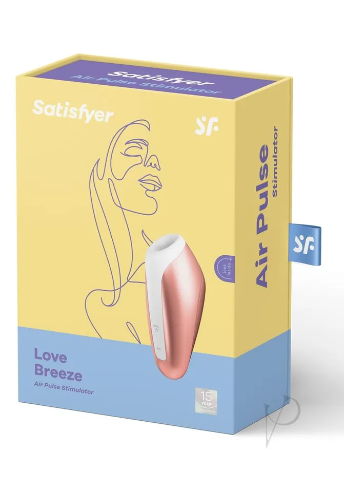 Satisfyer Satisfyer Love Breeze Rechargeable Silicone Clitoral Stimulator Copper Female Sex Toys Satisfyer Satisfyer Love Breeze Rechargeable Silicone Clitoral Stimulator Copper Female Sex Toys
