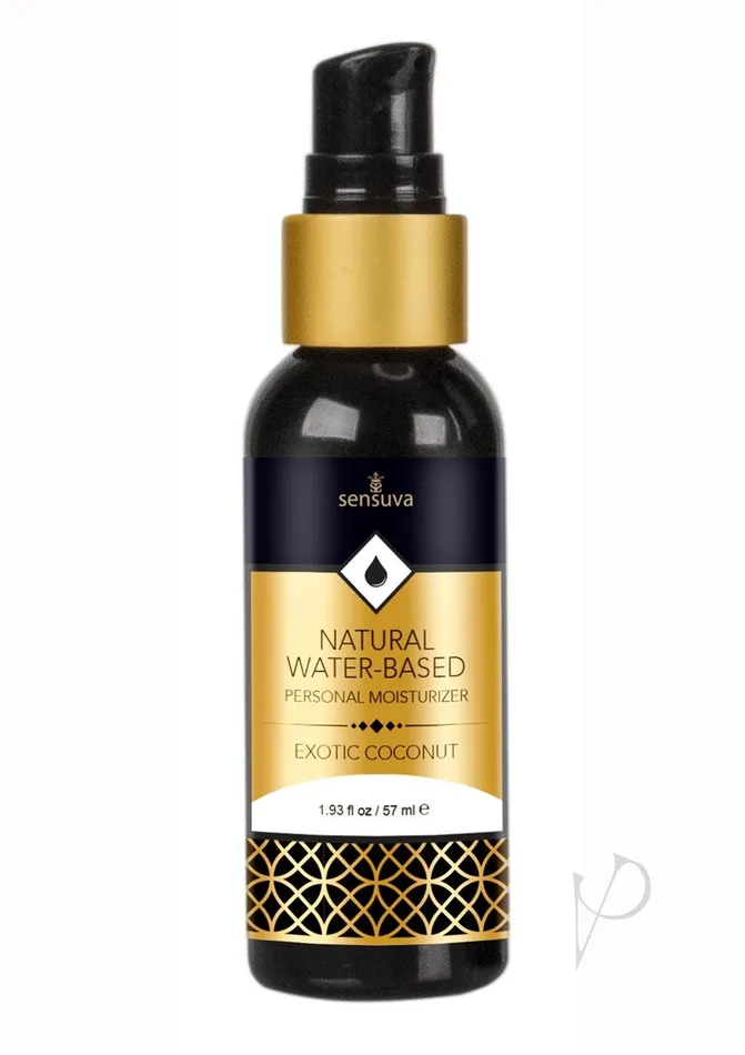 Sensuva Natural Water Based Exotic Coconut Flavored Lubricant 2oz Sensuva Lubricants Sexual Health Wellbeing