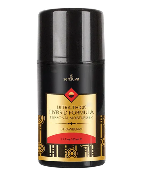 Sensuva Ultra Thick Hybrid Personal Moisturizer 17 oz Strawberry Sensuva Female Sex Toys Sensuva Ultra Thick Hybrid Personal Moisturizer 17 oz Strawberry Sensuva Female Sex Toys