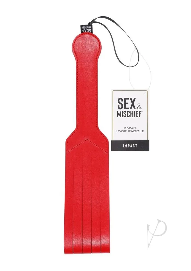 Sex and Mischief Amor Loop Paddle Red Sex And Mischief Vibrators