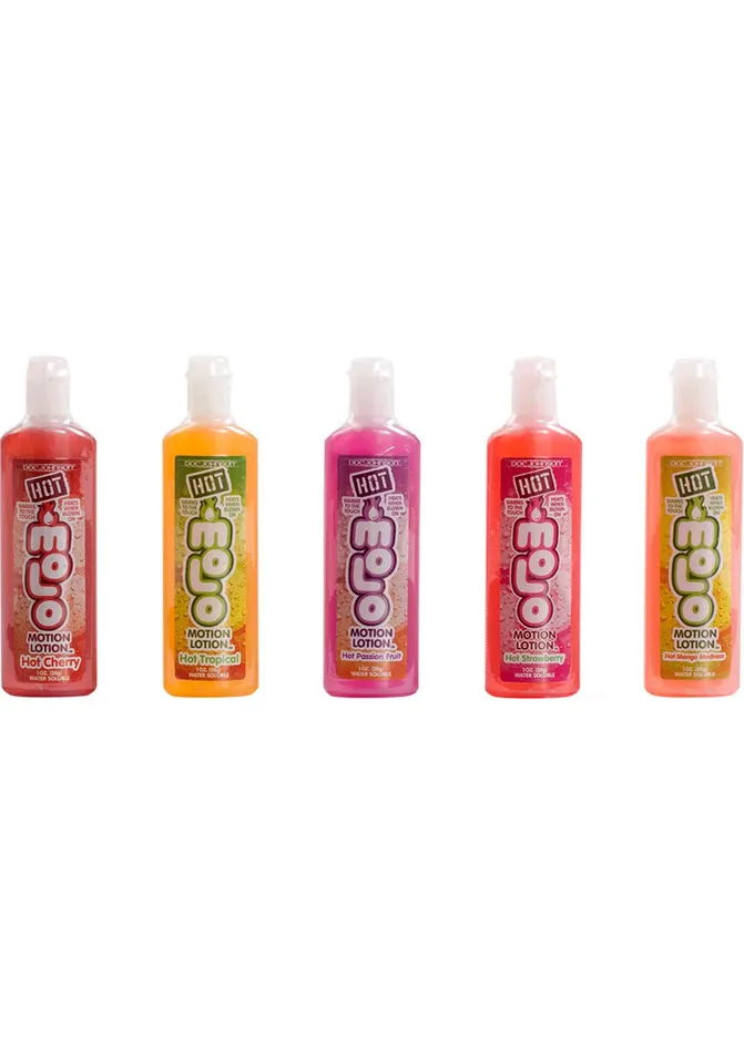 Sexual Health Wellbeing Doc Johnson Hot Motion Lotion Flavored Water Based Lubricant 1oz 5 Pack Sexual Health Wellbeing Doc Johnson Hot Motion Lotion Flavored Water Based Lubricant 1oz 5 Pack