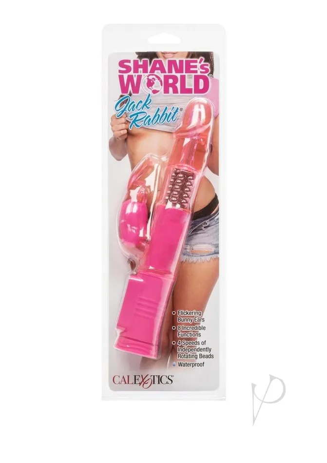 Shanes World Vibrators Shanes World Jack Rabbit Beaded Vibrator Pink