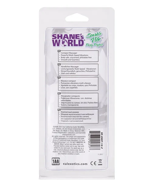 Shanes World Vibrators Shanes World Sparkle Vibrator Purple Shanes World Vibrators Shanes World Sparkle Vibrator Purple