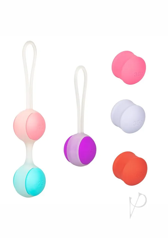 She Ology Sheology Interchangeable Weight Kegel Set Multicolor Female Sex Toys