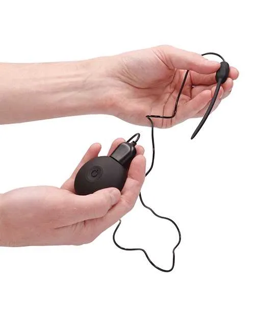 Shots Ouch Urethral Sounding Silicone Rechargeable Remote Controlled Vibrating Plug Black Ouch Anal Shots Ouch Urethral Sounding Silicone Rechargeable Remote Controlled Vibrating Plug Black Ouch Anal