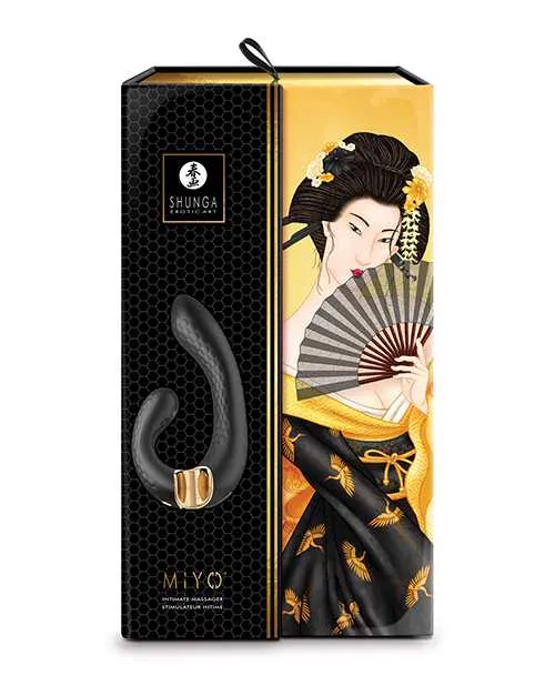 Shunga Shunga Miyo Intimate Massager Black Anal Shunga Shunga Miyo Intimate Massager Black Anal