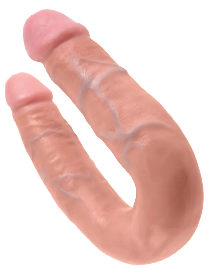 SimpleeDiscreet Dildos King Cock Double Trouble Medium Flesh