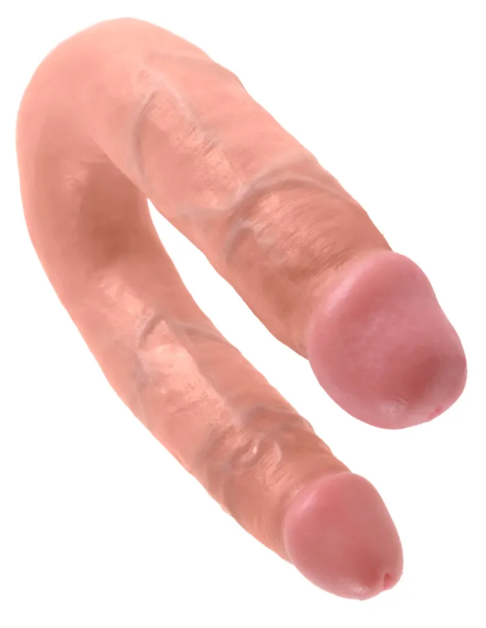 SimpleeDiscreet Dildos King Cock Double Trouble Medium Flesh