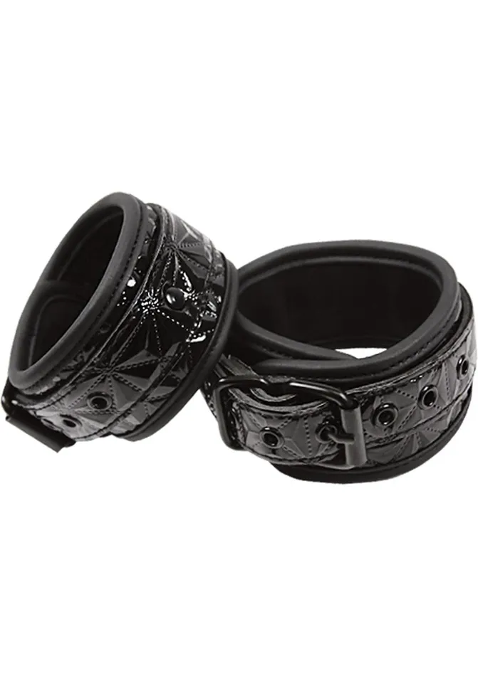 Sinful Wrist Cuffs Black Sinful By Ns Novelties Restraints