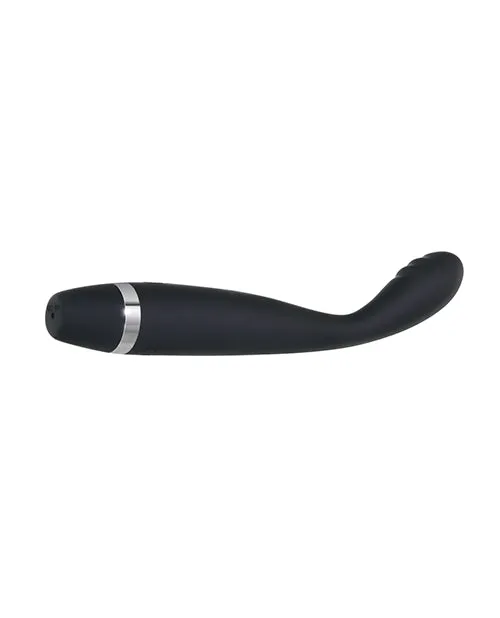 Skinny G Rechargeable Silicone GSpot Vibrator Black Evolved Female Sex Toys