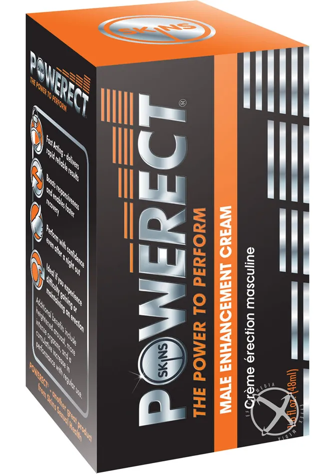 Skins Powerect Cream 48ml Pump Powerect Male Sex Toys