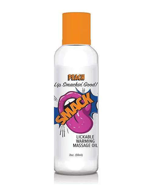 Smack Lickable Massage Oil 2oz Strawberry Smack Couples Smack Lickable Massage Oil 2oz Strawberry Smack Couples
