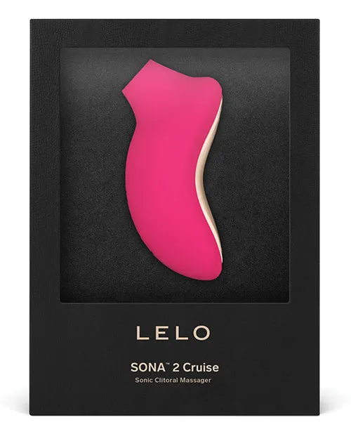 Sona 2 Cruise Rechargeable Clitoral Stimulator Cerise Lelo Female Sex Toys