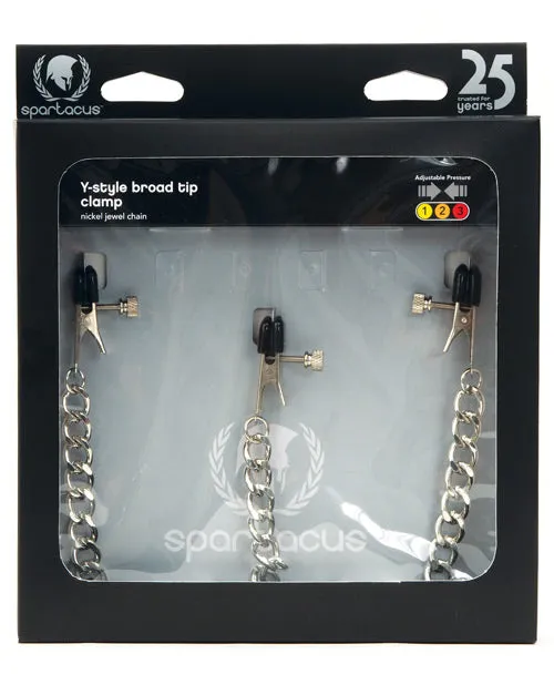 Spartacus Female Sex Toys Spartacus YStyle Broad Tip Nipple Clamps Clit Clamp Spartacus Female Sex Toys Spartacus YStyle Broad Tip Nipple Clamps Clit Clamp