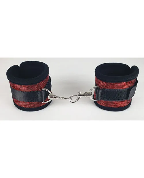Spartacus Restraints Spartacus Wrist Restraints Neoprene Red
