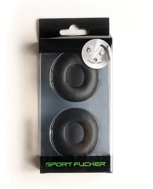 Sport Fucker Anal Sport Fucker Stacker Rings Black