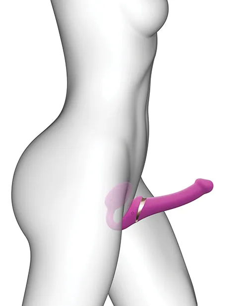 Strap on Me Multi Orgasm Bendable Strapless Strap on Small Fuchsia Strap On Me Female Sex Toys