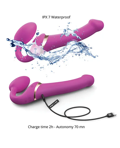 Strap on Me Multi Orgasm Bendable Strapless Strap on Small Fuchsia Strap On Me Female Sex Toys