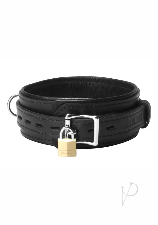 Strict Leather Premium Locking Collar Black Strict Leather Restraints