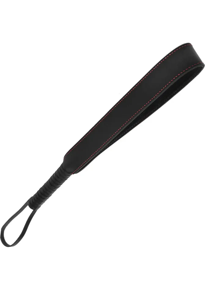 Strict Leather Restraints Strict Leather Heavy Handle Loop Slapper Black