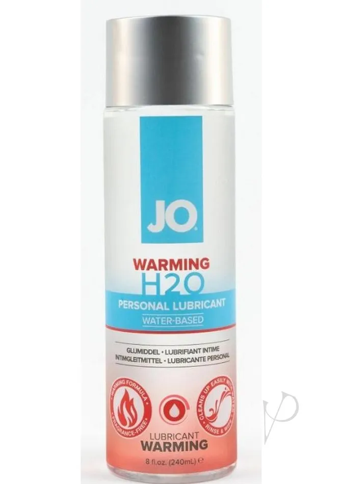 System Jo Lubricants JO H2O Water Based Warming Lubricant 8oz