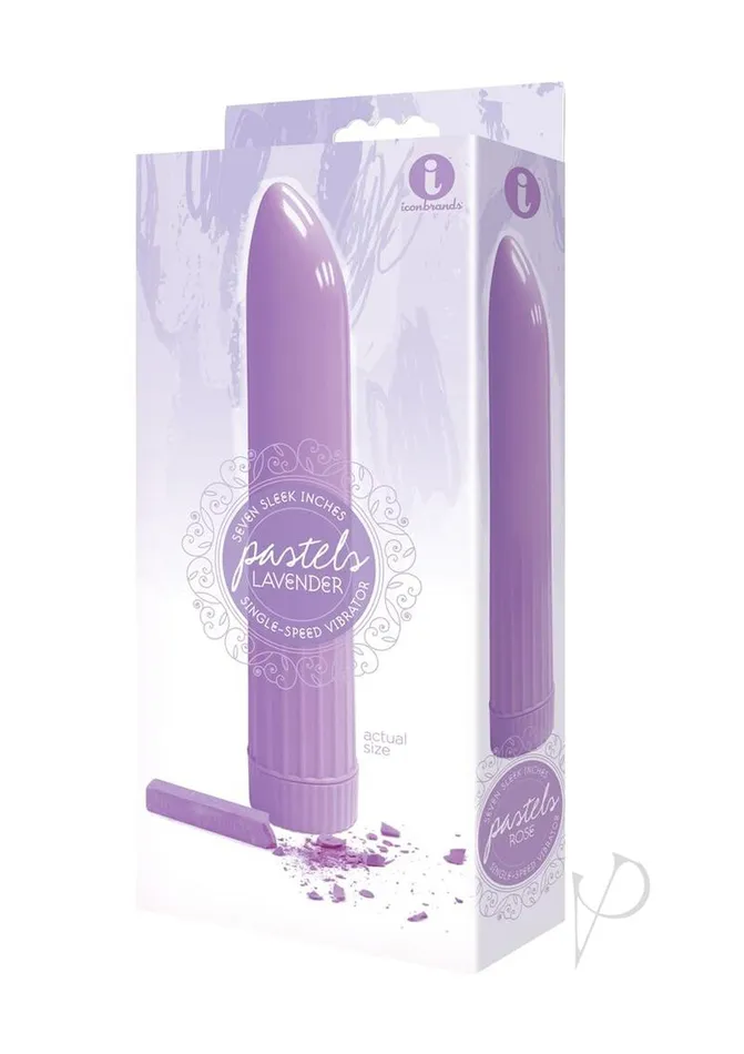 The 9s Female Sex Toys The 9s Pastels Vibrator 7in Lavender