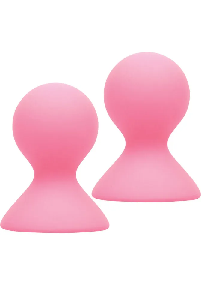 The 9s Vibrators The 9s NipPulls Silicone Nipple Pumps Pink