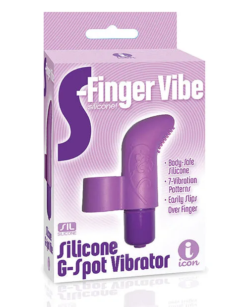 The 9s Vibrators The 9s SFinger Silicone GSpot Vibrator Purple The 9s Vibrators The 9s SFinger Silicone GSpot Vibrator Purple