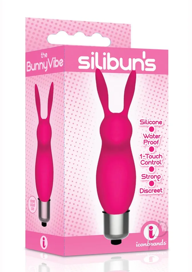 The 9s Vibrators The 9s Silibuns Silicone Bunny Bullet Pink