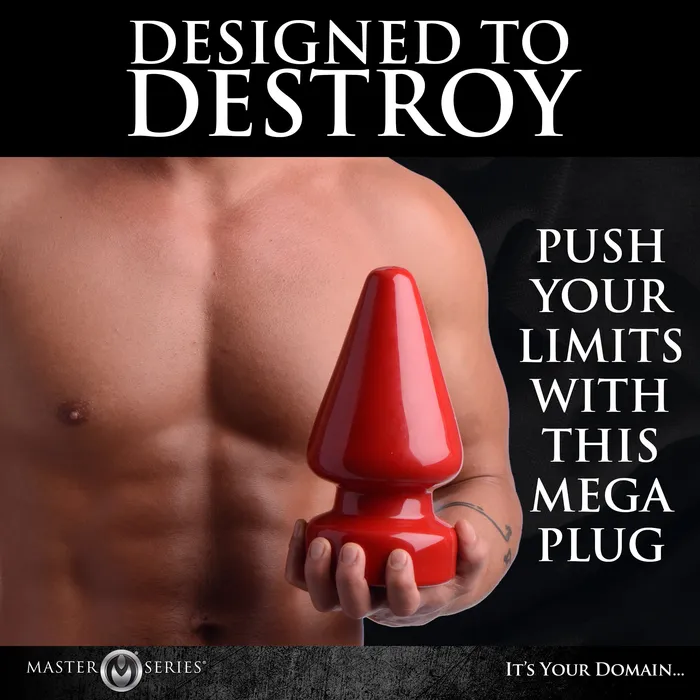 The Anal Destructor Butt Plug Master Series Anal