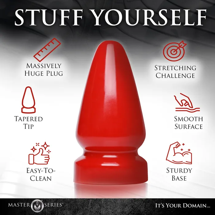The Anal Destructor Butt Plug Master Series Anal