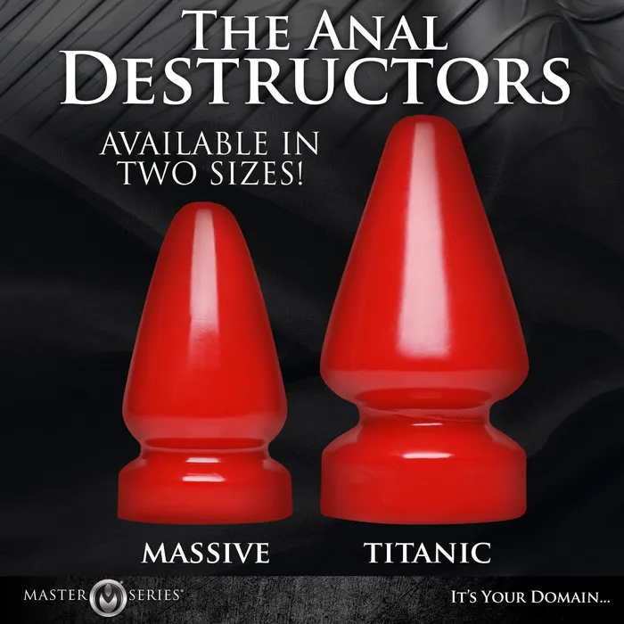 The Anal Destructor Butt Plug Master Series Anal