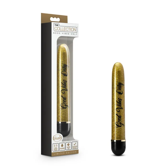 The Collection Good Vibes Only Black SimpleeDiscreet Vibrators