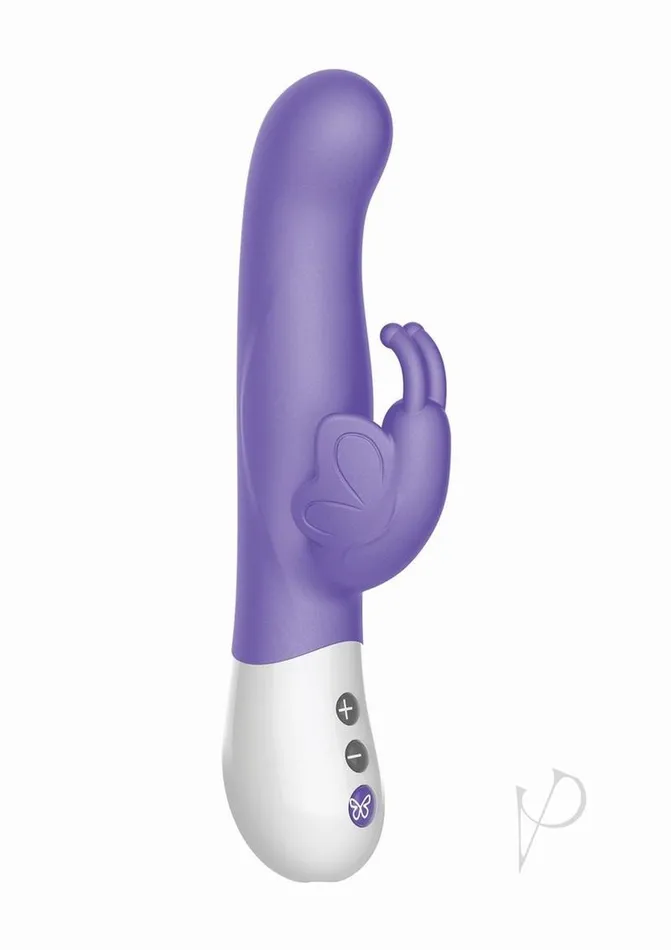 The Rabbit Company Vibrators The Rabbit Company The Vibrating Dual Stim Butterfly Silicone Rechargeable Rabbit Vibrator Purple