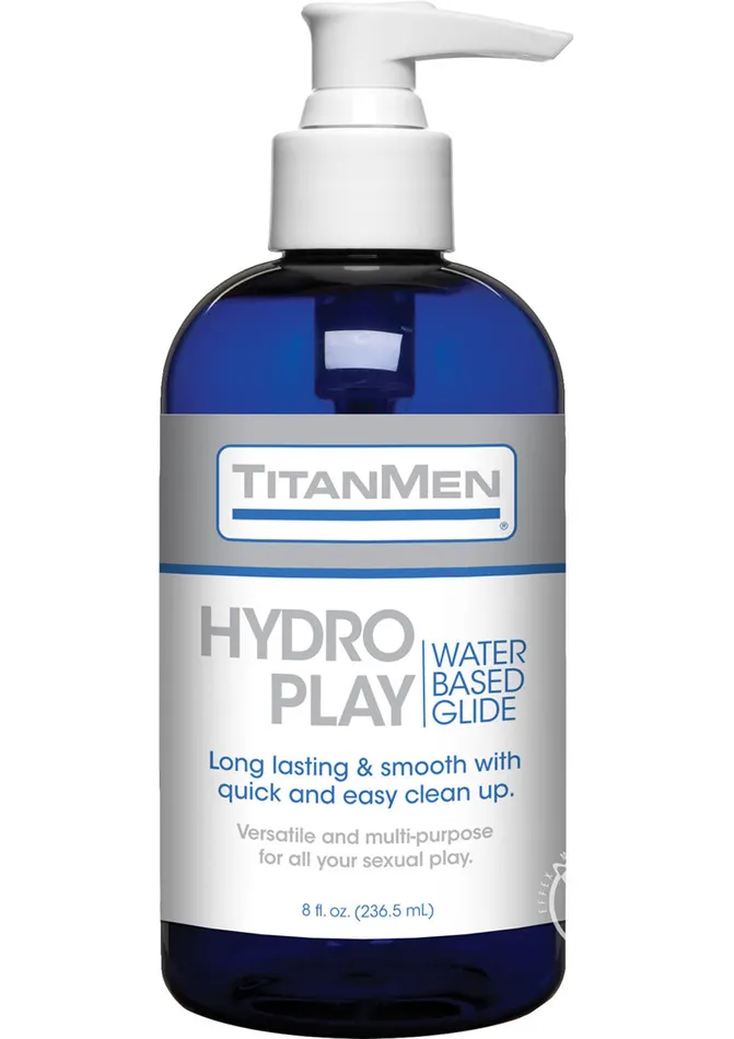 Titan Men Lubricants TitanMen Hydro Play Water Based Glide Lubricant 8oz