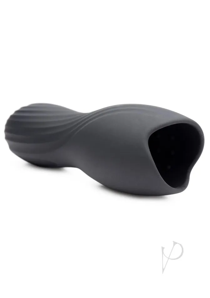 Trinity Vibes Rechargeable Silicone Penis Pleaser Black Trinity Vibes Anal
