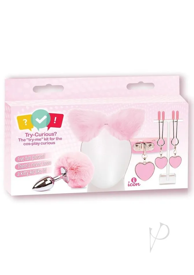 Try Curious Vibrators Try Curious Kitty Kit Pink