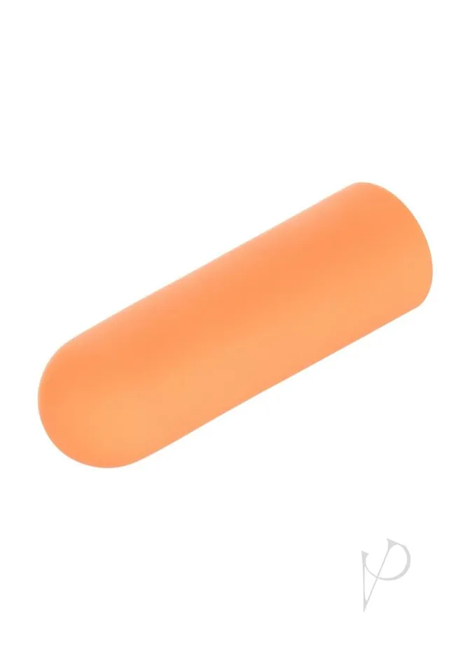 Turbo Buzz Rechargeable Rounded Mini Bullet Orange Turbo Buzz Female Sex Toys