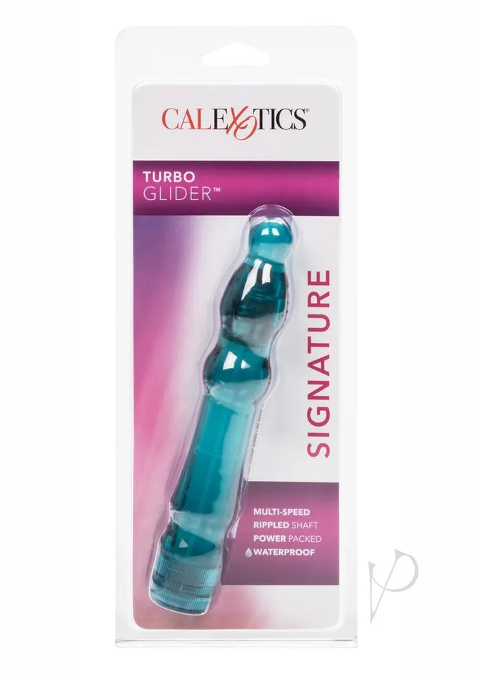 Turbo Glider Vibrator Blue Hard Vibes Vibrators