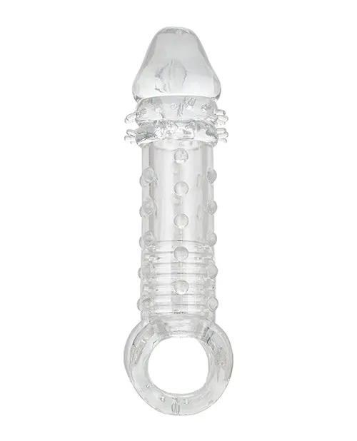 Ultimate Stud Penis Extender with Scrotum Support Clear Extensions Male Sex Toys