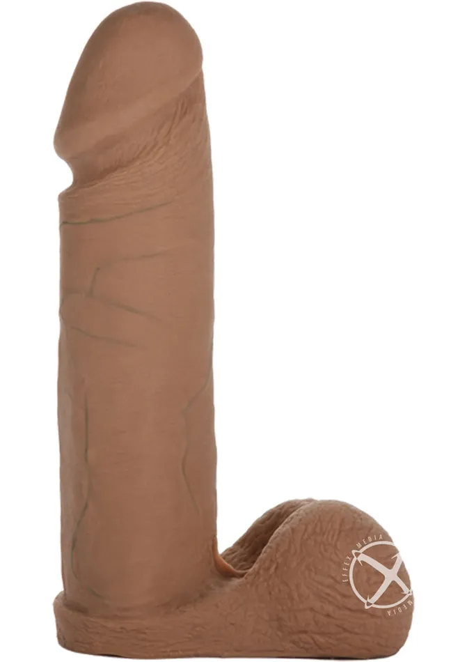 Vac U Lock Dildos VacULock Ultraskyn Dildo 8in Chocolate