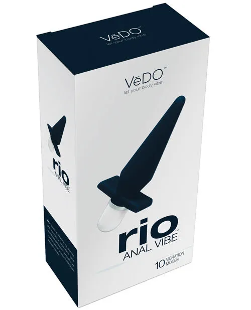VeDO Rio Anal Vibe Just Black Vedo Anal