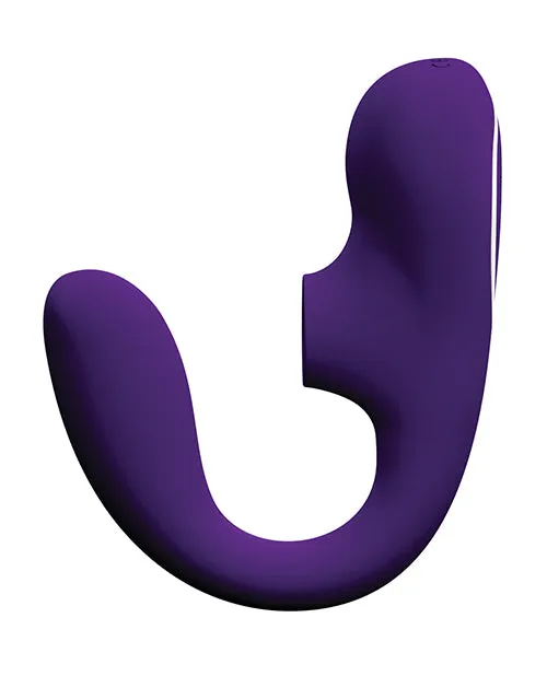Vedo VeDO Suki Plus Rechargeable Dual Sensation Toy Deep Purple Vibrators Vedo VeDO Suki Plus Rechargeable Dual Sensation Toy Deep Purple Vibrators