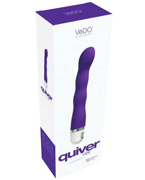 Vedo Vibrators VeDO Quiver Mini Vibe Into You Indigo