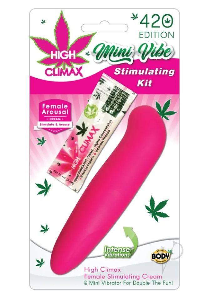 Vibrators Body Action Products High Climax Mini Vibrator Stimulating Kit Pink Vibrators Body Action Products High Climax Mini Vibrator Stimulating Kit Pink