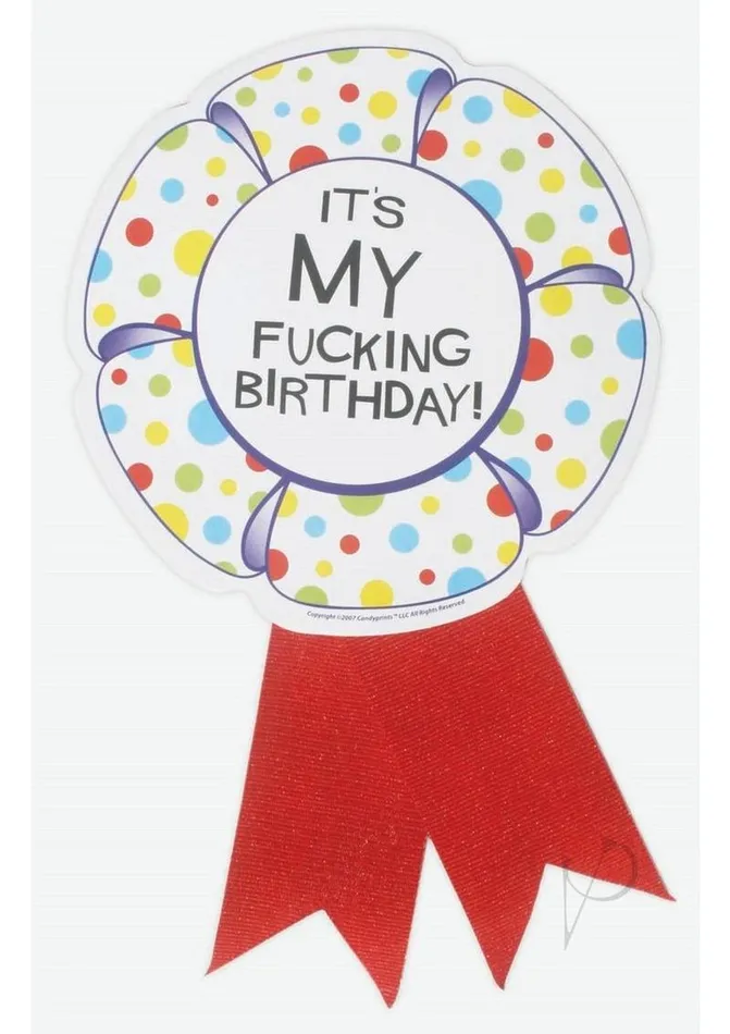 Vibrators Candyprints Party Candyprints XRated Birthday Ribbon Medallion Vibrators Candyprints Party Candyprints XRated Birthday Ribbon Medallion