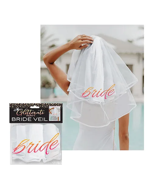Vibrators Candyprints Party Glitterati Bride Veil WhiteRose Gold Vibrators Candyprints Party Glitterati Bride Veil WhiteRose Gold