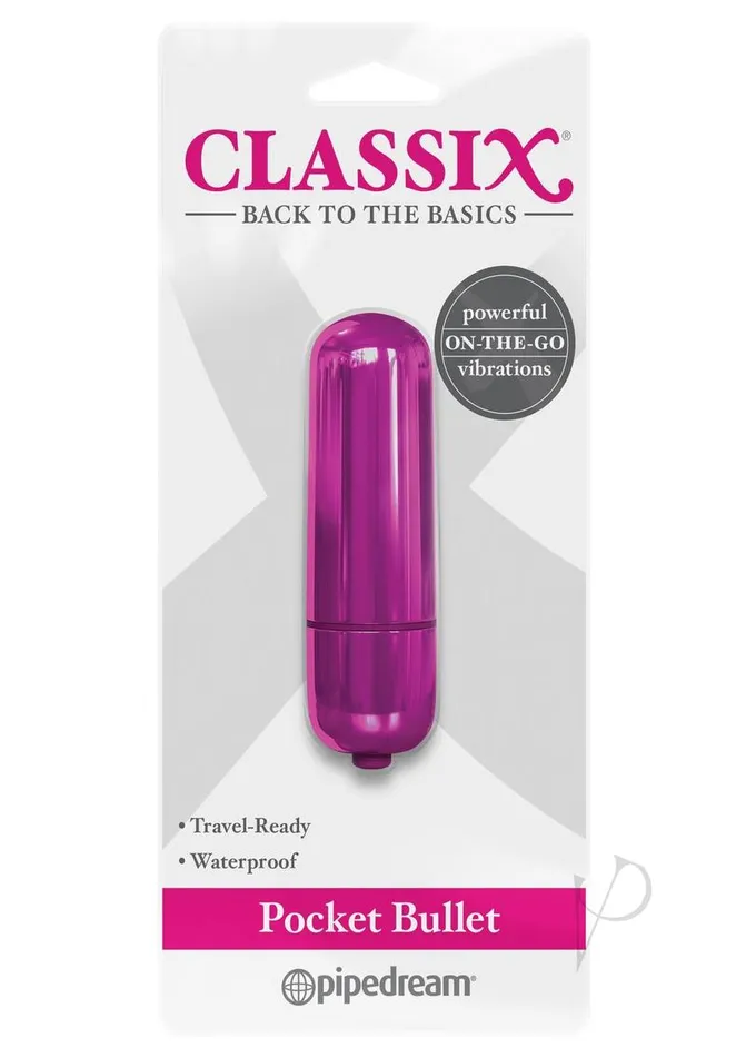 Vibrators Classix Classix Vibrating Pocket Bullet Pink